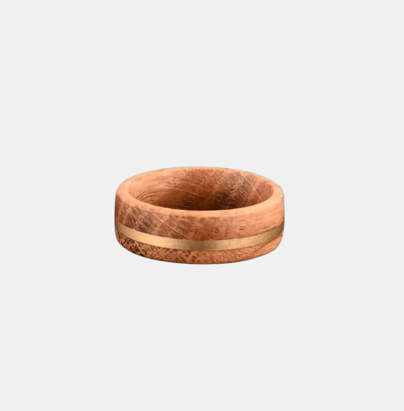 Natural Whiskey Barrel Wooden Ring